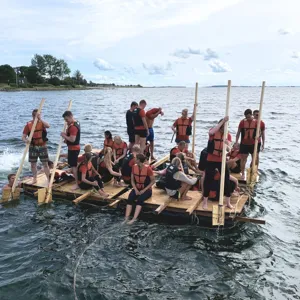 Teambuilding Tømmerflåde