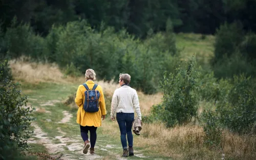 To Kvinder Går I Naturen
