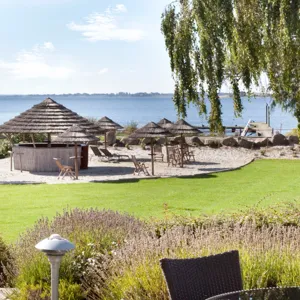 Terrasse Og Strandbar Sommer