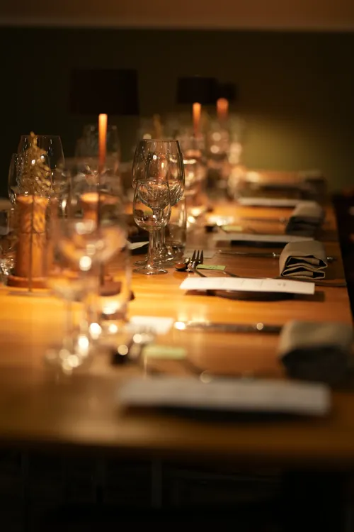 Restaurant Brasseriet Opdækket Med Glas