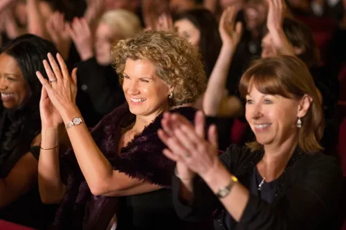 Gæster Klapper Til Event