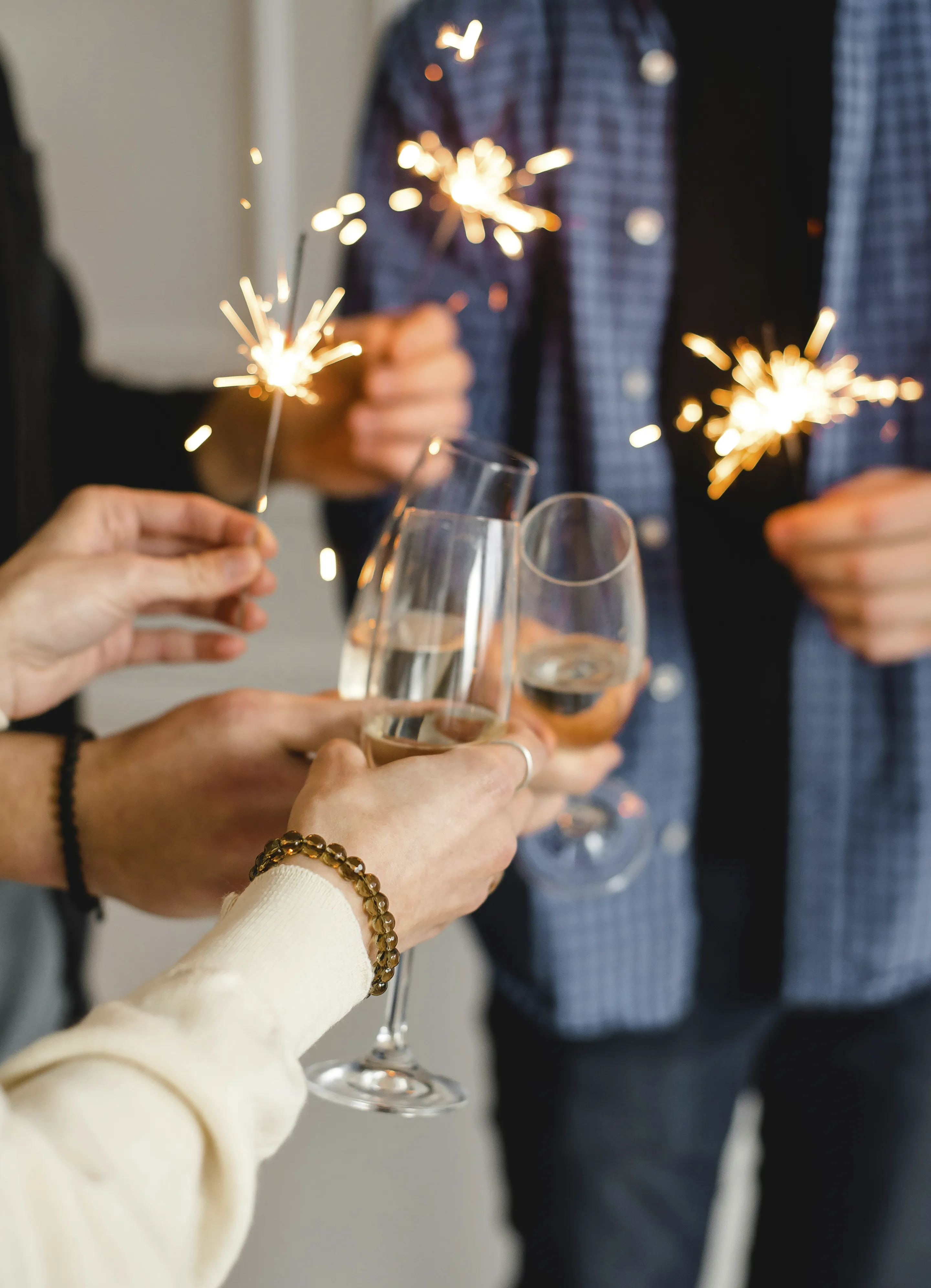 Champagne Og Stjernekaster